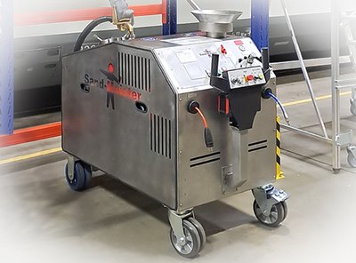 Sandmeister | Sand-Befüllsystem mit Antriebsunterstützung Sandmeister | Sand-Befüllsystem